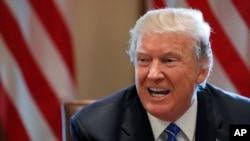 Le président Donald Trump à Washington, 12 septembre 2017.
