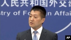 Lu Kang, un porte-parole du ministère chinois des Affaires étrangères, 12 juillet 2016.