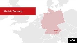Map of Munich, Germany
