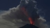 Gunung Agung Erupsi Lagi Disertai Lava Pijar, Kolom Abu 2.000 Meter