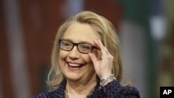 Menteri Luar Negeri AS, Hillary Clinton dalam sebuah interview di Washington, 29 Januari 2013. (AP Photo/Pablo Martinez Monsivais)