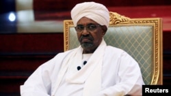 Presiden Sudan Omar al-Bashir di Istana Presiden di Khartoum, Sudan, 5 April 2019. (Foto: dok).