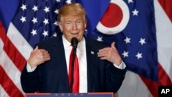 Le candidat républicain Donald Trump à l'élection présidentielle, 13 octobre 2016.