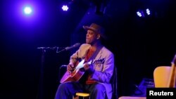 Eric Bibb from the U.S. performs at the Flux theater in Zaandam, Netherlands March 24, 2017. Picture taken March 24, 2017. 