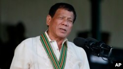 Presiden Filipina Rodrigo Duterte.