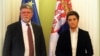 Predsednica Skupštine Srbije Ana Brnabić sastala se u utorak sa izvestiocem EP za Srbiju Toninom Piculom (foto: FoNet)