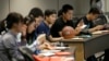 FILE - Students attend a new student orientation at the University of Texas at Dallas in Richardson, Texas, Aug. 22, 2015.