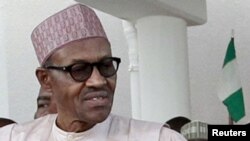Shugaba Muhammadu Buhari na Najeriya a ECOWAS, 23 Satumba, 2015.